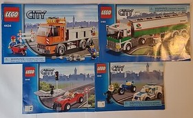 LEGO Instruction Manuals Lot - CITY Series X 4 (3648 X2, 4434, 3180)