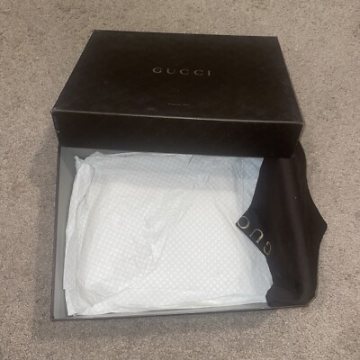 Authentic GUCCI Guccissima Brown Shoe Box For Size 8G SHOE BOX