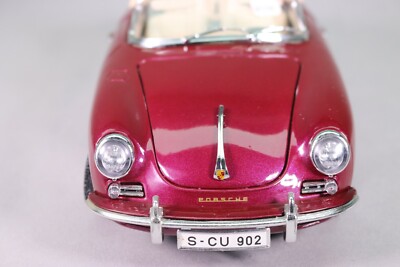 Porsche 356B Cabriolet 1961 - Burago 1/18 - Violet - Miniature Occasion