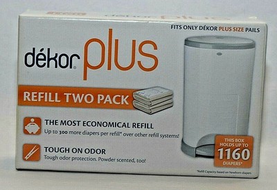 Dekor Plus Diaper Pail RefillsMost Economical Refill System2 Count
