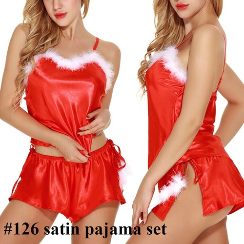 Christmas Lingerie For Women Sexy Santa Babydoll Sleepwear Underwear Xmas Gift - Picture 11 of 218