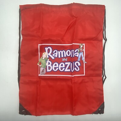 Ramona And Beezus Red Drawstring Backpack