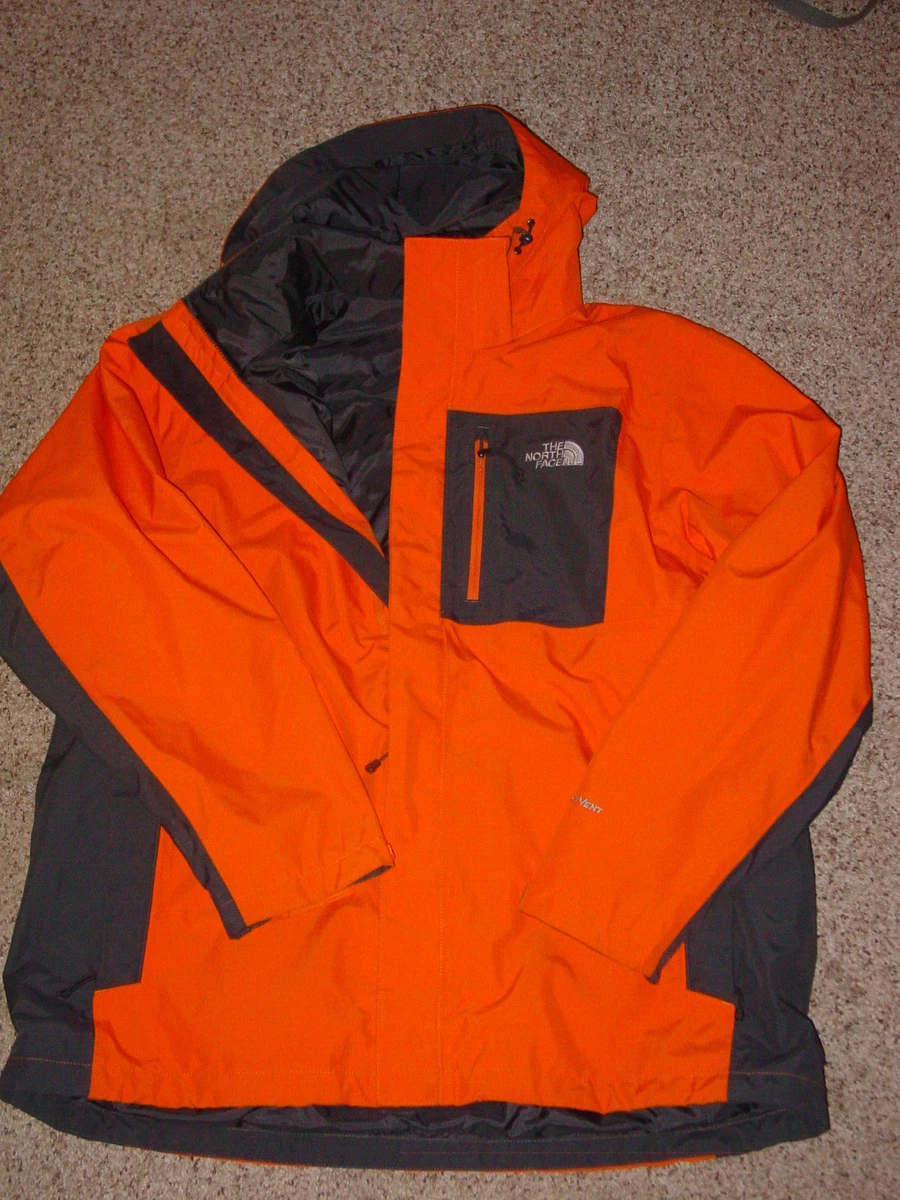 Mens orange sale north face jacket