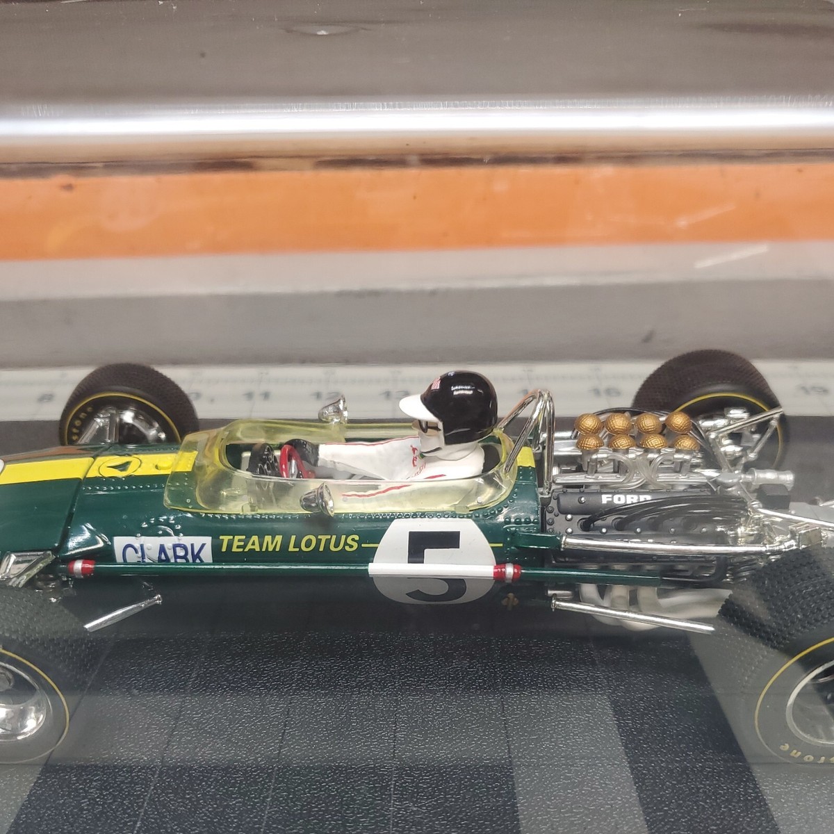 Quartzo 1/18 Scale Lotus 49 Jim Clark 1st 1968 South Africa GP | eBay