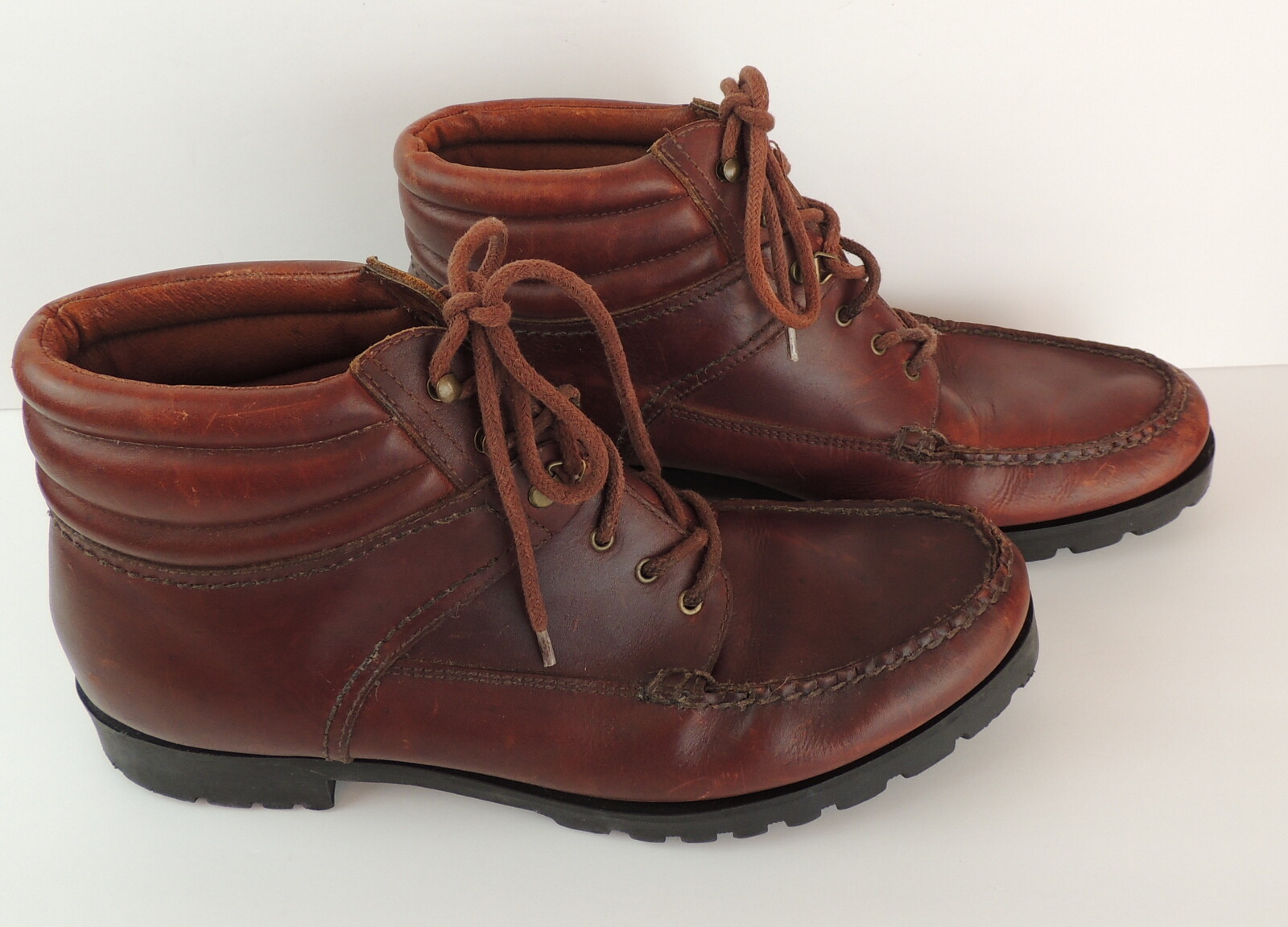 Bass Mens 13 Brown Leather Chukka Boots 