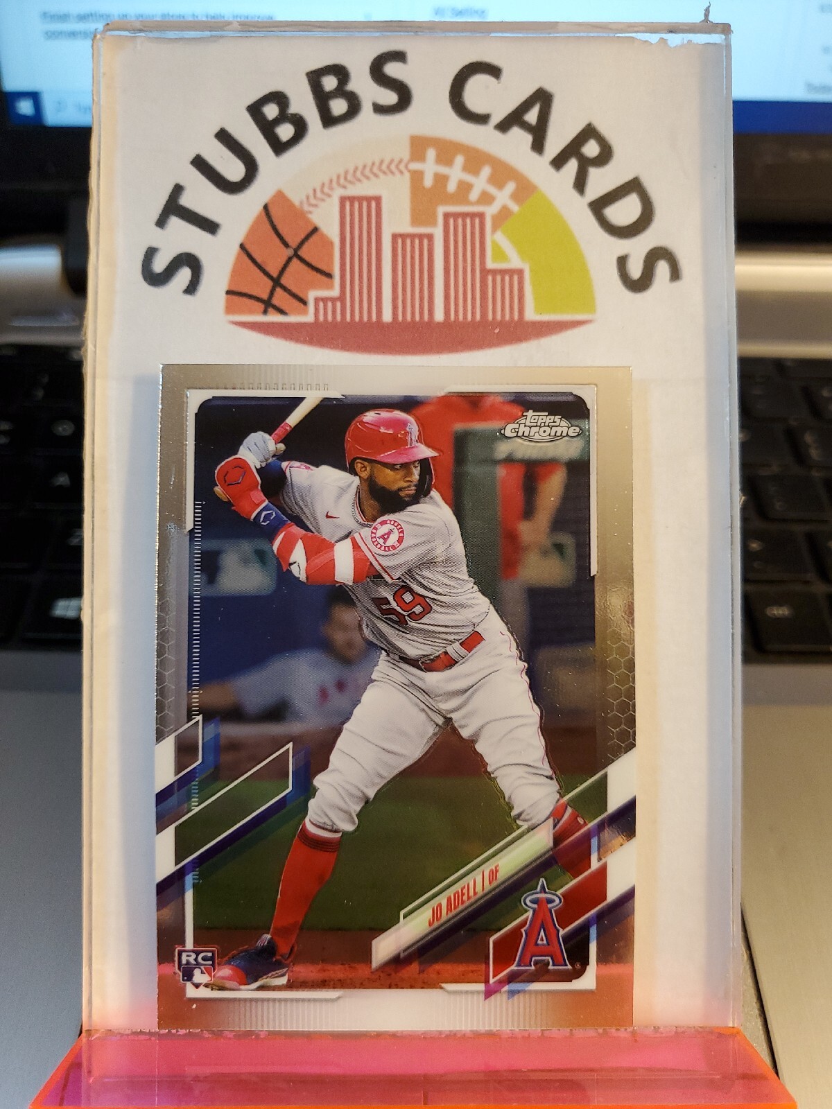 Jo Adell 2021 Topps Chrome Rookie #142 Angels RC