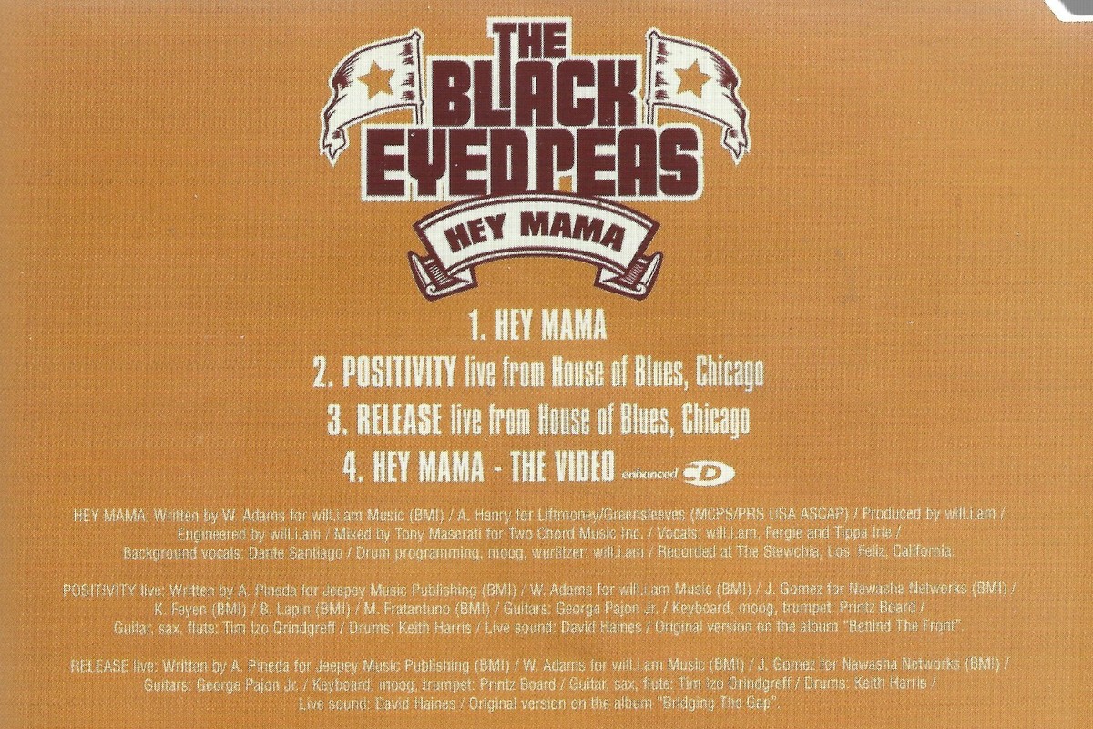 9枚 BLACK EYED PEAS FERGIE Hey Mama レコード The Black Eyed Peas - Hey Mama [Single] - Amazon.com Music