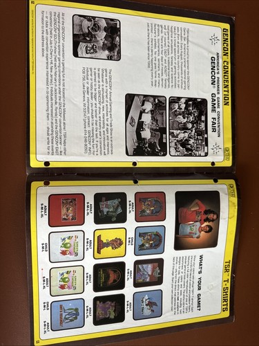 Dungeons & Dragons Gateway To Adventure Katalog 1981 TSR Hobbys Vintage Buch - Bild 4 von 4