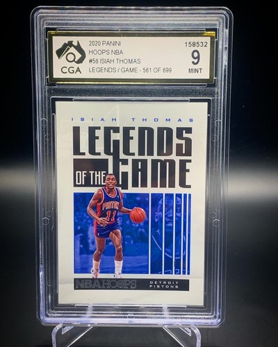 2020-21 Isiah Thomas 561/699 Panini Hoops Legends Of The Game MINT 9 NBA Card