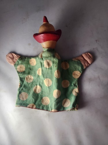 Vintage Hand Puppet Clown - Picture 3 of 6