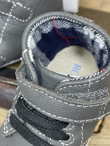 NEU Thiago Robeez First Kicks anthrazit 100 % Leder Obermaterial, 6-9 Monate, Junge oder Mädchen - Bild 7 von 9