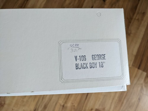 Vintage Dolls By Paulina V-106 George Black Boy 18" Doll - Picture 5 of 5