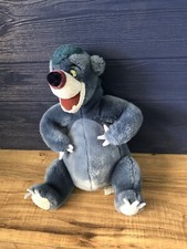 Vintage Disney Store Exclusive Jungle Book Baloo Blue Bear Plush 12" RARE