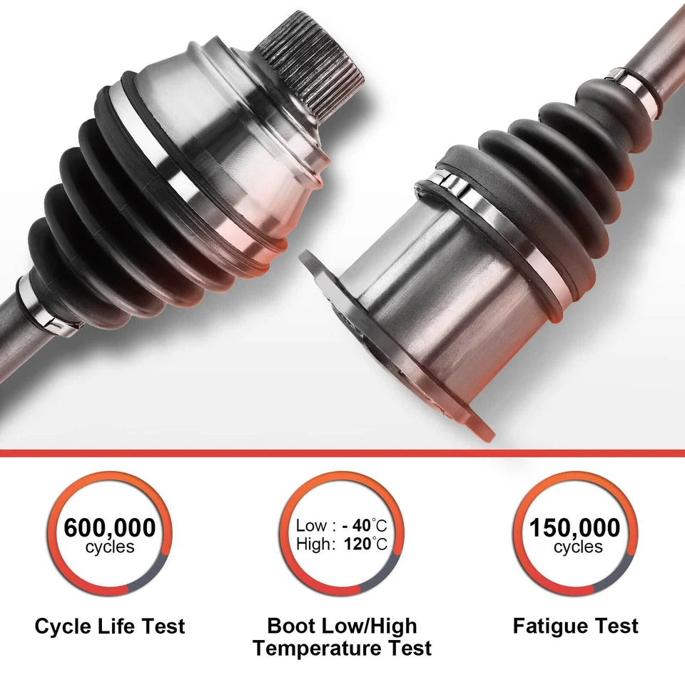 2x Conjunto de eje CV trasero izquierdo y derecho para Audi A4 90 Quattro S4 8A0501203E Foto 2 de 4