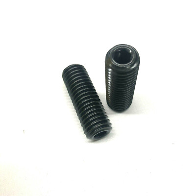 2 Stück Gewindestift M12 x 40 DIN 913 ISO 4026 45H Inbusschraube (434)