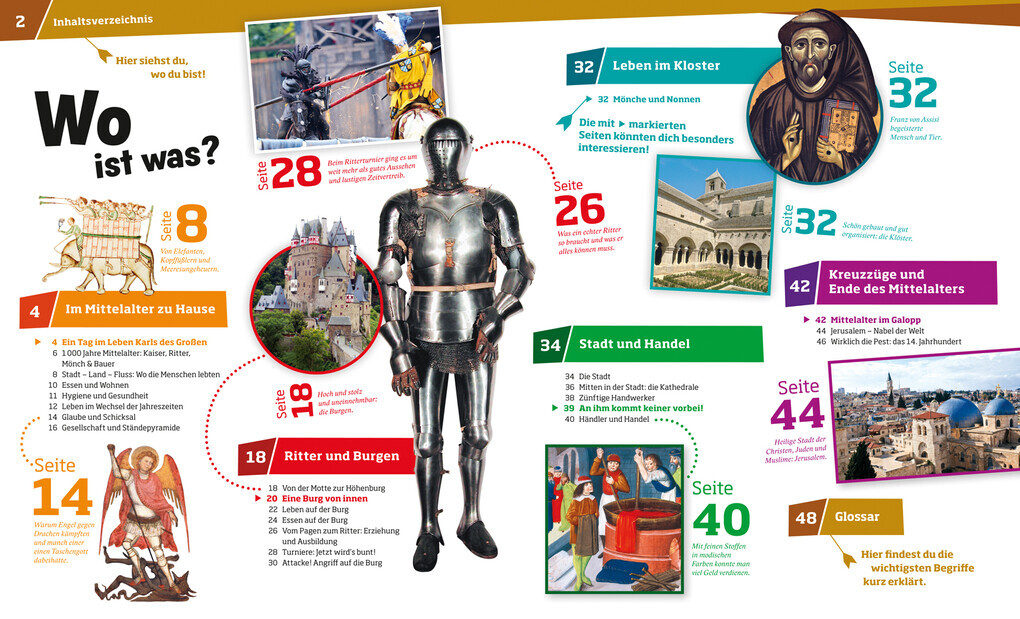 Thumbnail - Was Ist Was Band 118 Mittelalter. Die Welt Der Kaiser, Edelleute Und