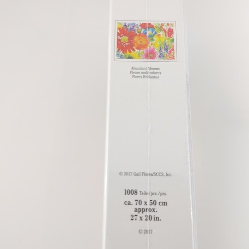 Ravensburger ABUNDANT BLOOMS Floral Flowers 1000 Piece Puzzle NEW - Picture 3 of 3