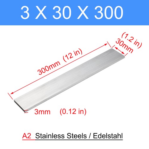 Edelstahl Flachmaterial V2A Flachstange Flacheisen VA Flach Flachstahl Geländer - Bild 23 von 108