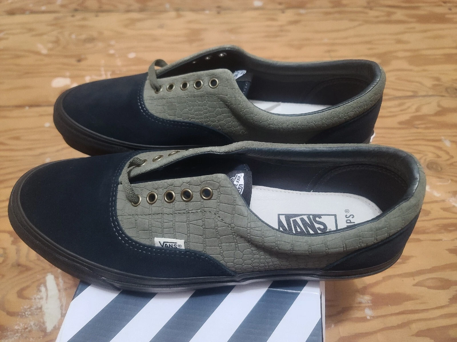 VANS X Taps Navy Crocodile Era LX Taille 11,5 Supreme Kanye Hosoi Syndicate