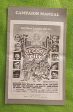"Record City Hall" Original Movie Press Book 1977 (uncut)