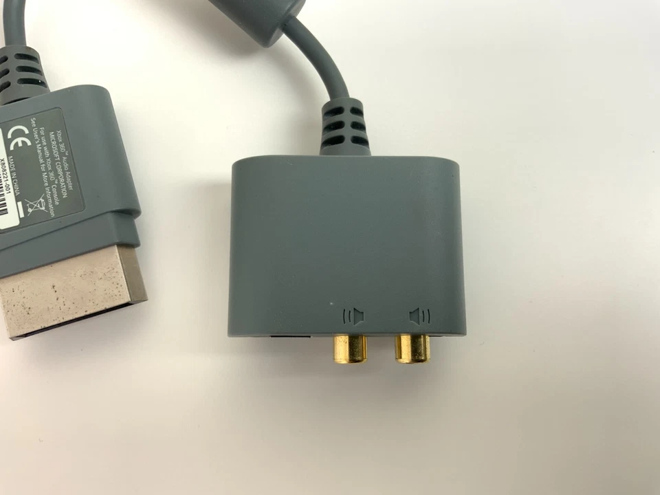 Microsoft Xbox 360 Official Audio Adapter Box. AV to RCA audio and Optical Out. - Image 4 of 4
