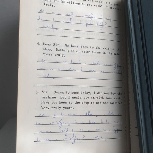 Speedwriting Kurzschrift Heim Studiengang 6 Bücher Jahrhundertausgabe 1951 bis 1957 - Bild 4 von 19