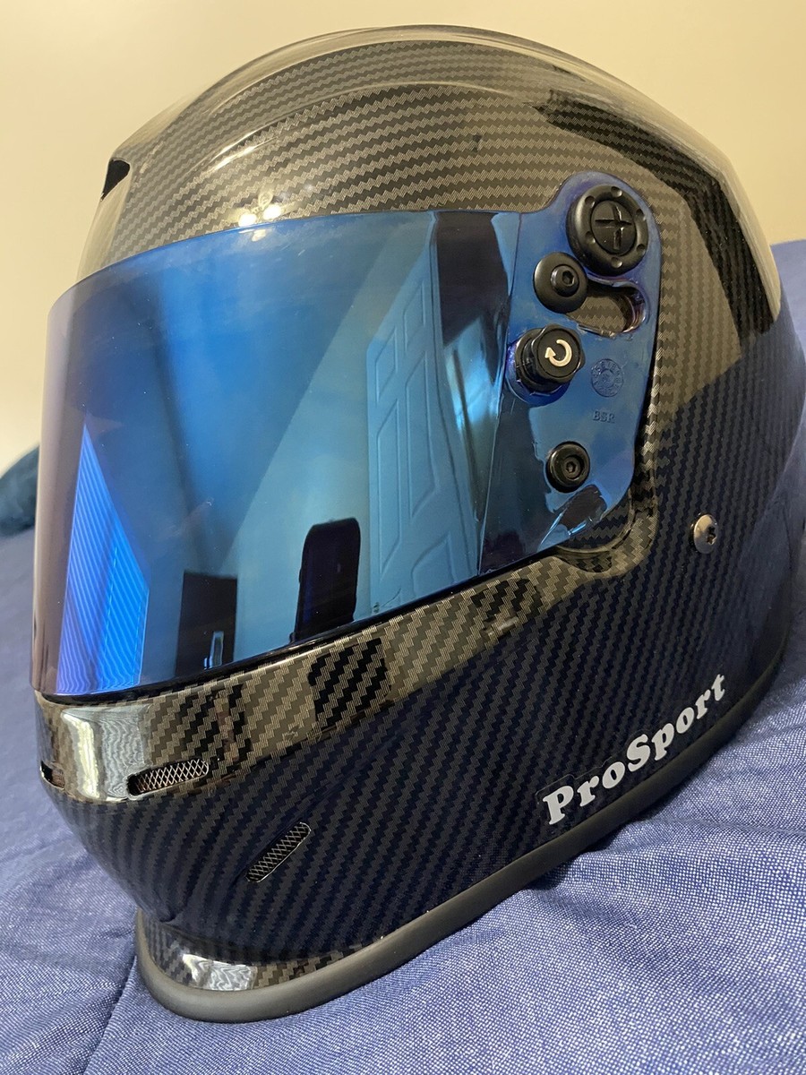 Pyrotect Pro Sport Racing Helmet Carbon Duckbill Excellent XS | eBay