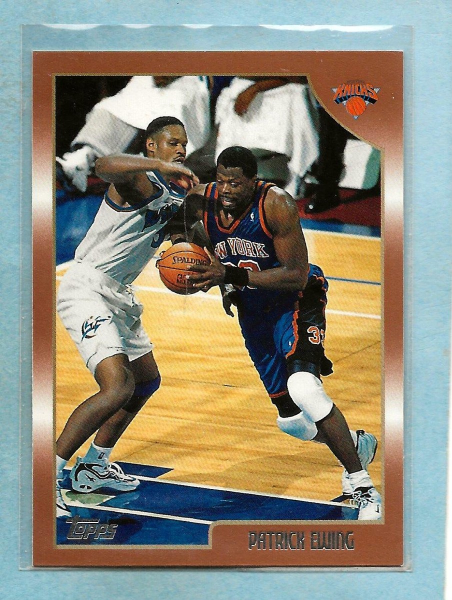 NBAカード　panini Patrick Ewing 1of1 1989-90 NBA Hoops Patrick Ewing Basketball card #80 New York