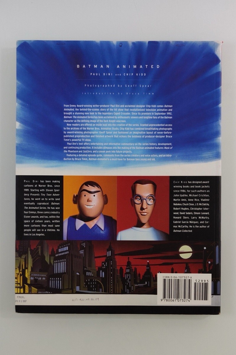 Batman: Animated Third Printing (HarperCollins 1998) for