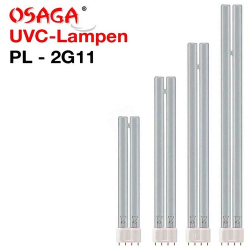 OSAGA UVC Ersatzlampen 2G11, Koi Teich Brenner Lampe Klärer Teichklärer - Bild 1 von 9