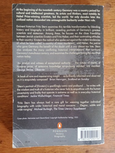 El Mundo Alemán de Einstein - Fritz Stern Siglo XX Historia 2001 Ciencia Alemania - Imagen 2 de 4