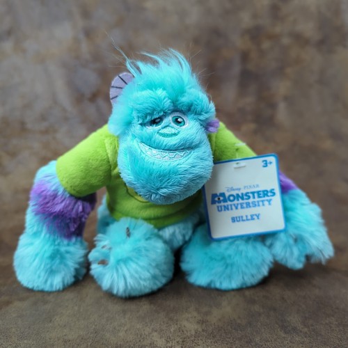 Disney Monsters University Inc Sulley 8” Plush OK Oozma Kappa Green Shirt NEW