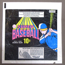 1970 Topps SUPER BASEBALL Wrapper Whale's Tooth Offer baseball cards