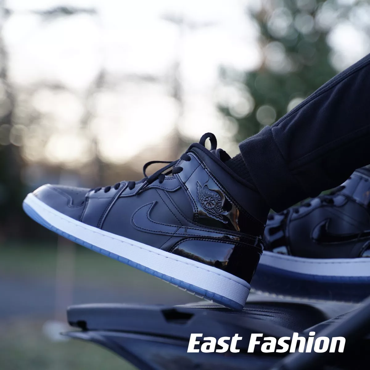 Nike Air Jordan 1 Mid SE Space Jam Concord Black DV1308-004 &Dv1337-004