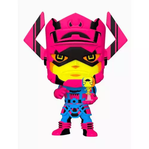 Funko POP! Jumbo Marvel Galactus: SILVER SURFFER Blacklight