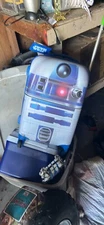 Hard Side Luggage Carry On Star Wars R2D2 C3PO Robot Spinner Wheels Suitcase Kid