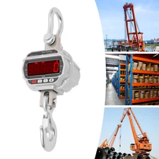 5000kg/11000lbs Aluminum Hanging Weight Digital Scale +Infrared Remote Control