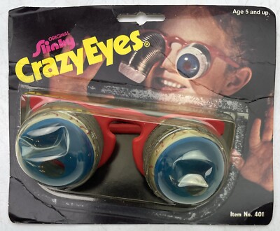 60's U.S.A ヴィンテージ グーグリーアイズ スクイーズトイ ラバー Vintage Original Red Slinky Crazy Eyes - Googly Eye Item No