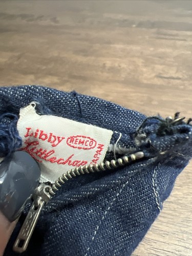 VINTAGE 1960s REMCO LIBBY LITTLECHAP BLUE POCKET JEANS - Picture 4 of 4