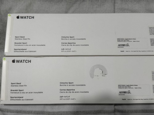 NEW Apple Watch Sport Band -Bright Green 41mm #MN2C3AM/A - Photo 3 sur 4