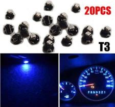 20Pcs T3 LED Neo Wedge Switch Radio Climate Control Bulb Panel Instrument Lights