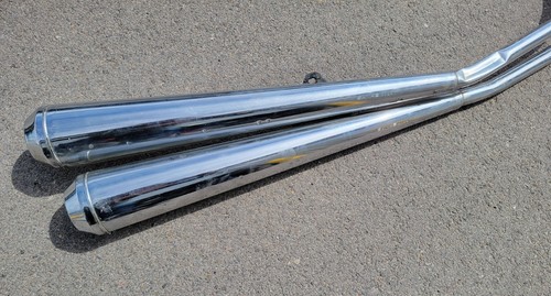 Jeu de silencieux d'échappement gauche droit 1977-1978 Honda CB550 CB 550 77 78 CB550K - Photo 6 sur 8