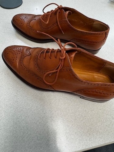 Ralph Lauren Purple Label Wingtip Oxford Shoes -8.5 - Picture 4 of 10