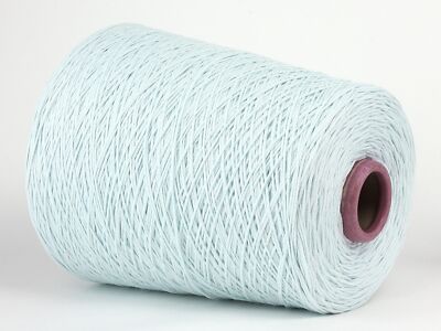 40,50  /kg Konengarn * Bändchengarn 74% Mako Cotton * Round * Cloud * Nm 5,1