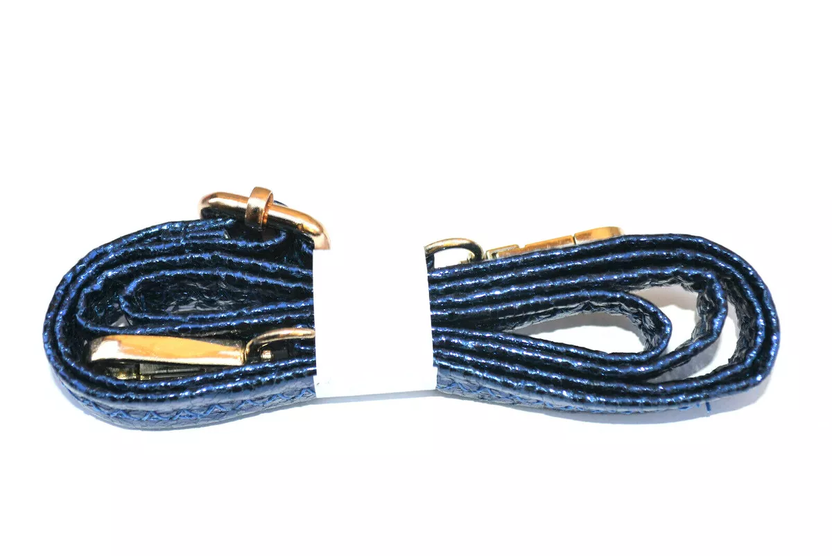 Blue & Gold Purse Strap Replacement For Handbag Bag Crossbody Shoulder Belt