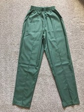 Peaches Womens Scrub Pants Green XS NWOT