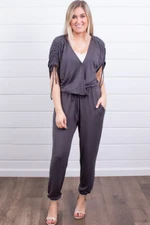 Britt Wrap Jumpsuit (Lovestitch)