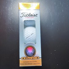One 1 Sleeve Titleist PROV1 392 Golf Balls NOS NEW