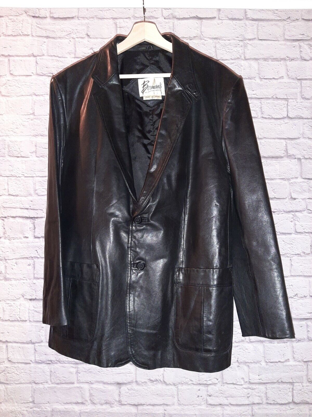 Leather sportcoat by Berman's - image 1