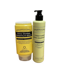 Pharmacopia Citrus Aloe Shampoo AND Conditioner Apres-Shampooing 12oz each